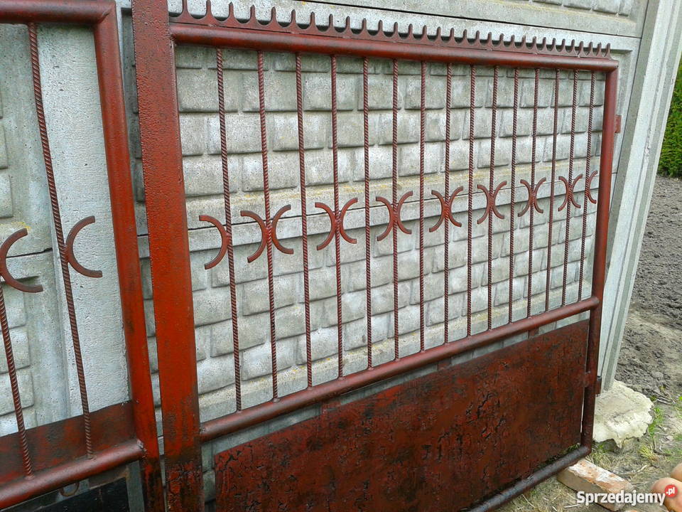 Brama wjazdowa z furtką SOLIDNA łódzkie sprzedam