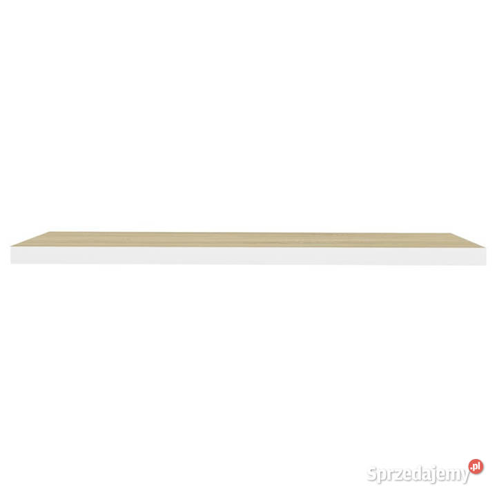 Półki ścienne 2 dębowobiałe 120 x 235 x 38 MDF Warszawa sprzedam