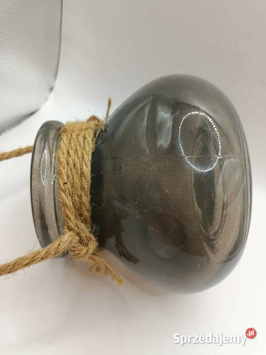 Szklana dekoracja do ogrodu słój lampion Pozostałe