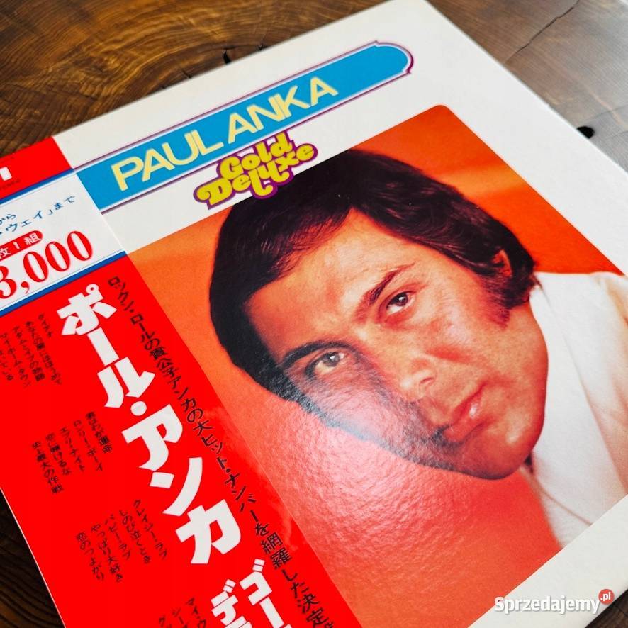 Paul Anka Gołd Deluxe EXEX Japan Obi 2 LP 1974 1 płyta Poznań
