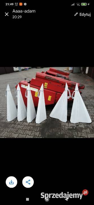 Przystawka do kukurydzy Idass Kombajny łódzkie Łowicz