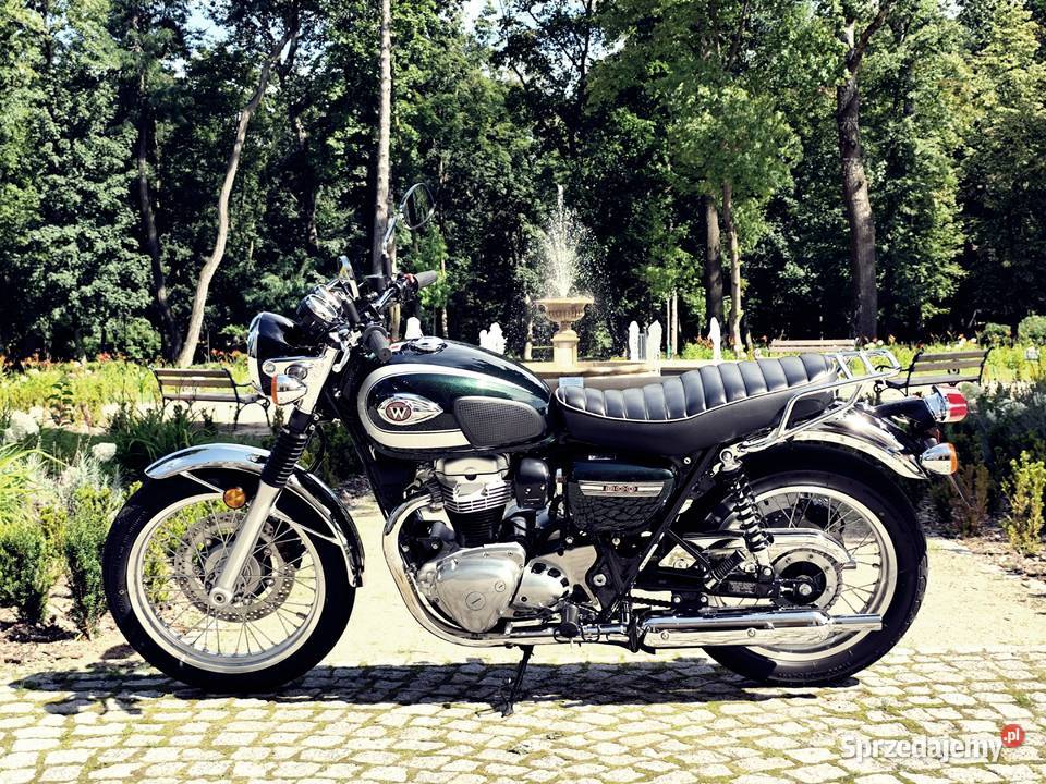 Kawasaki W800 2020 ABS 8800 przebiegu zimowa Kawasaki wielkopolskie