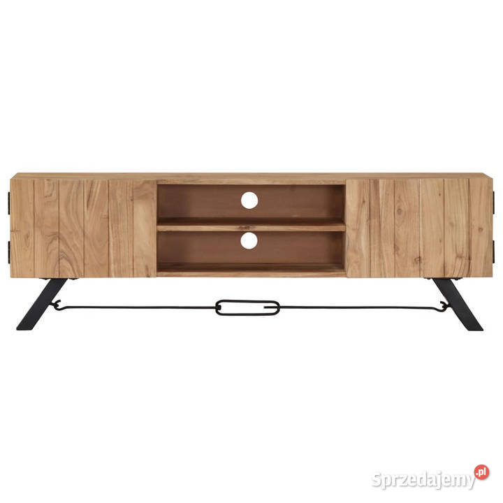 Szafka pod TV 140x30x45 lite drewno akacjowe mazowieckie Warszawa