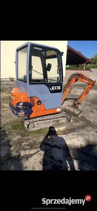 HITACHI EX16 Mini Koparka 2002 Gotowa do Pracy Koparki lubelskie Kraśnik