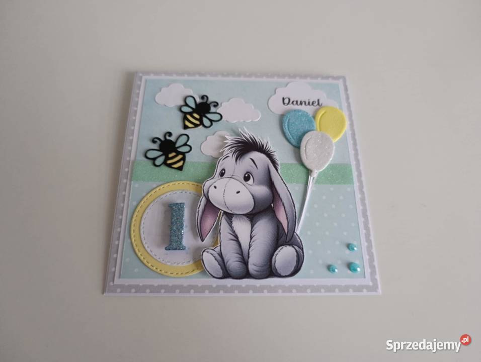 Personalizowana Kartka ręcznie robiona Łódź sprzedam