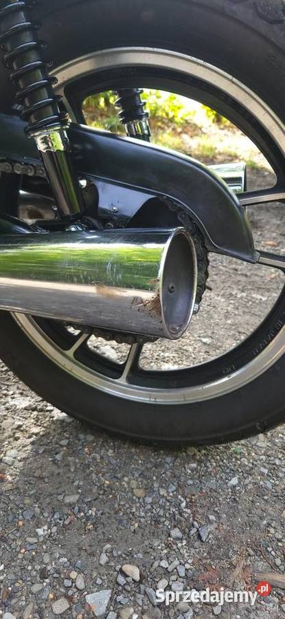 Suzuki GS 450S A2nowe opony custom Cafe racer Międzybrodzie Żywieckie