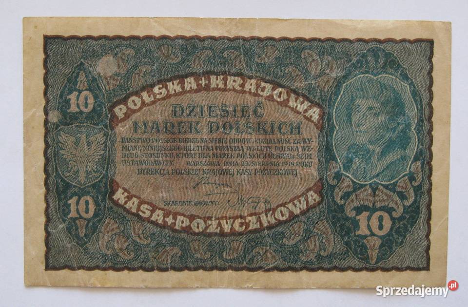 5 2x10 20 Marek Polskich 1919 zestaw 4 śląskie Dąbrowa Górnicza sprzedam