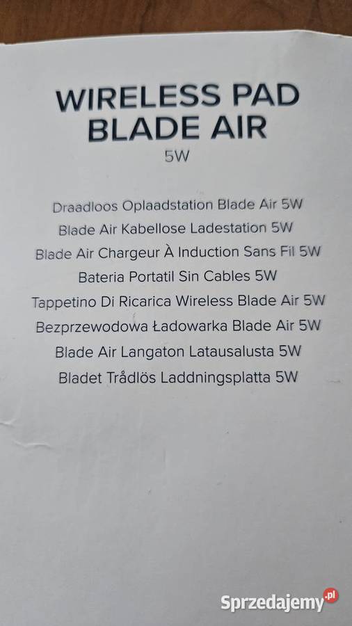 Ładowarka indukcyjna Samsung Iphone 5W nowa Szczecin