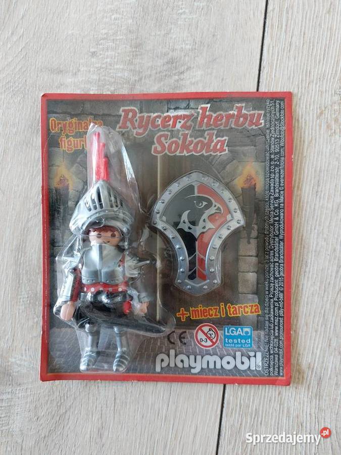 Playmobil rycerz herbu sokoła łódzkie Łódź