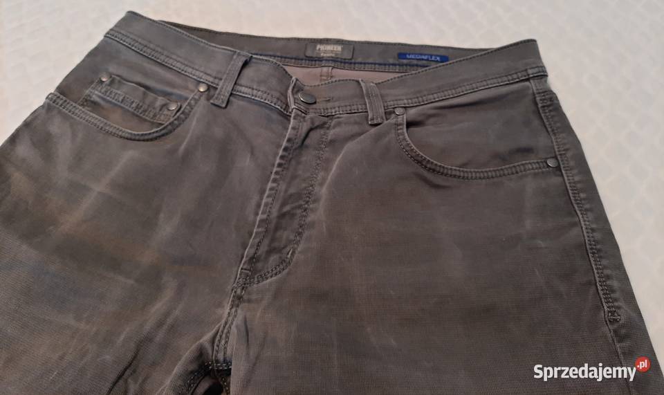 Jeansy męskie Pioneer szare W35L34 3762 37 Czeladź
