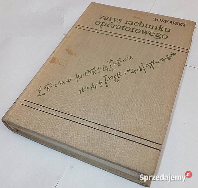ZARYS RACHUNKU OPERATOROWEGO OSIOWSKI J Rok wydania 1965 Piotrków Trybunalski