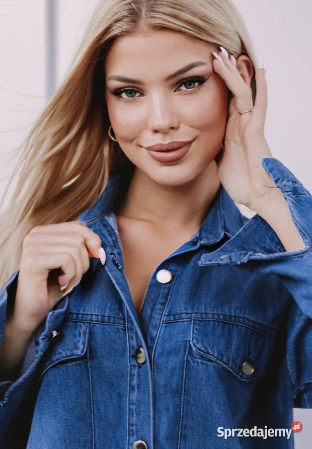 Koszula Damska Jeansowa Sophia Tunika Niebieska Bez wzoru łódzkie Nowy Kawęczyn sprzedam