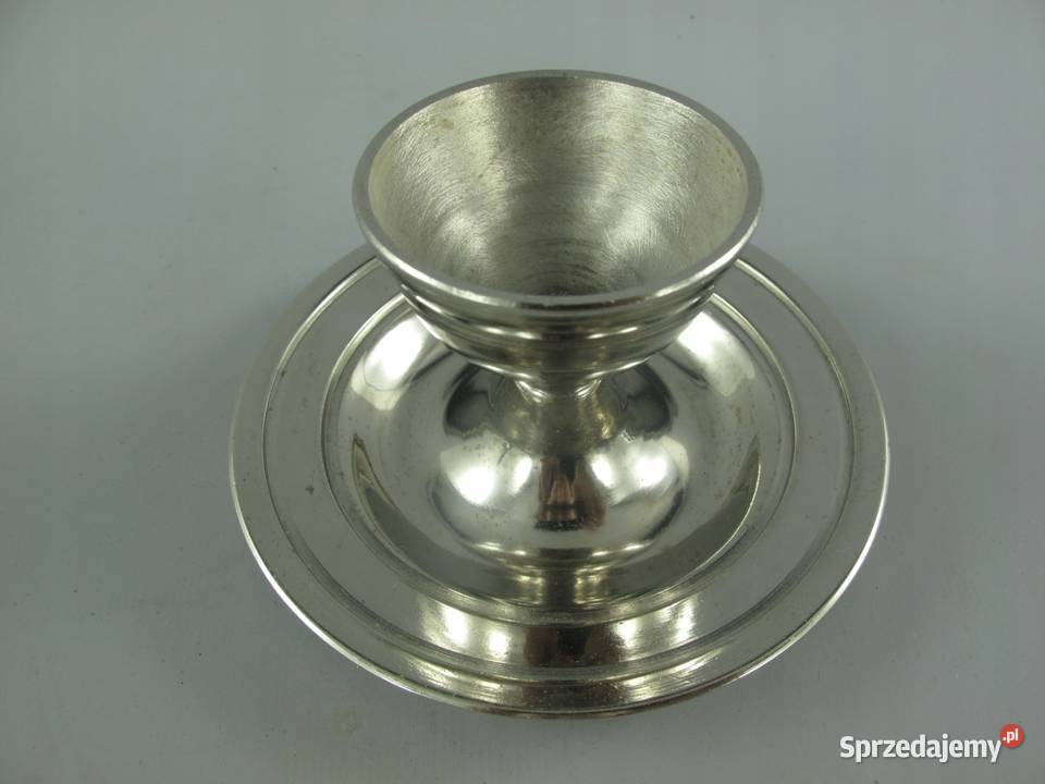 Ładna aluminiowa podstawka KOGUT jajcarka