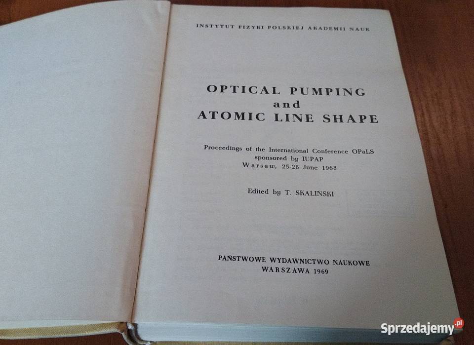Optical pumping and atomic line shape Skaliński Gdańsk