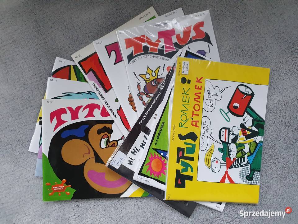 Tytus Romek i ATomek zestaw 9 komiksów różne