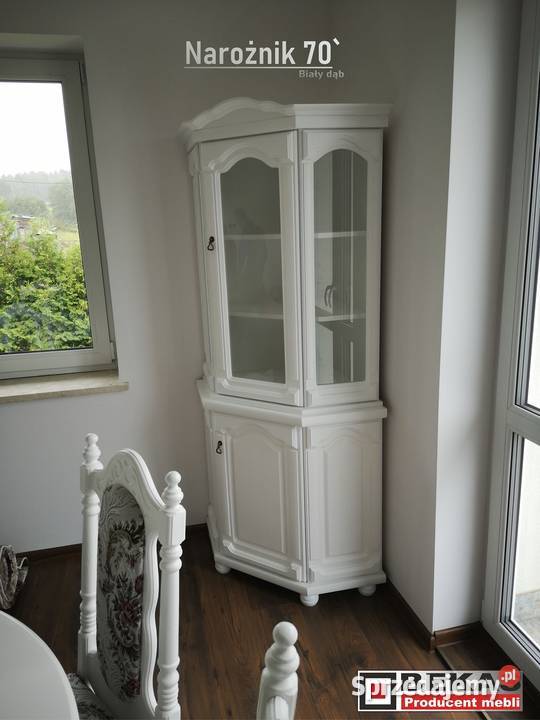 Komoda Narozna Biały Dąb Blat Dąb Włoski Warszawa