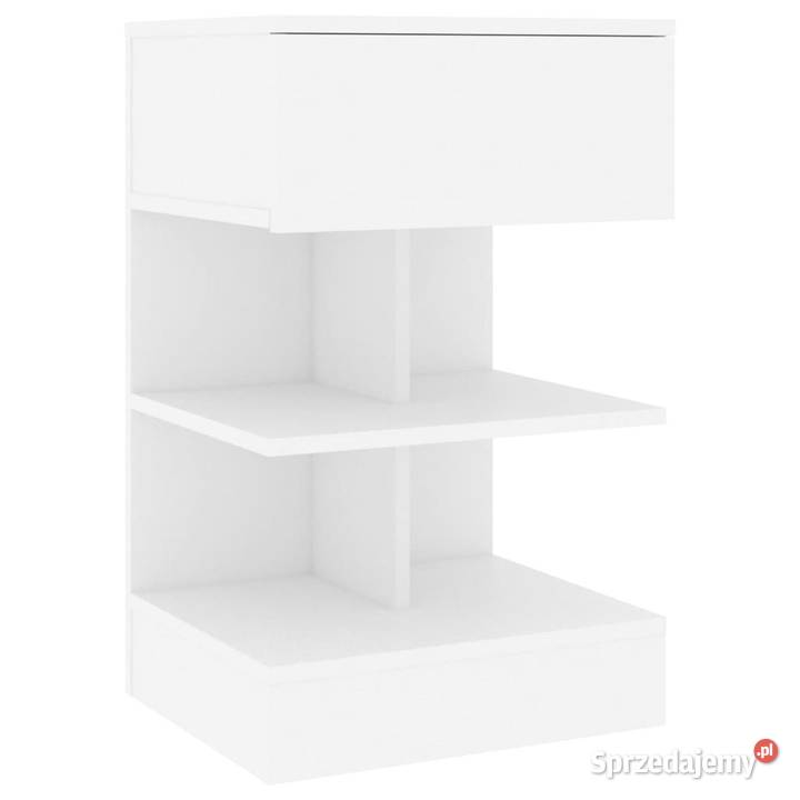 Szafka nocna biała 40x35x65 materiał Meble Warszawa