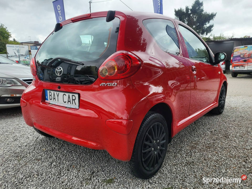 Toyota Aygo 10 68 ASO TUV DEKRA Z Niemiec Opłaty czerwony Aygo Pabianice