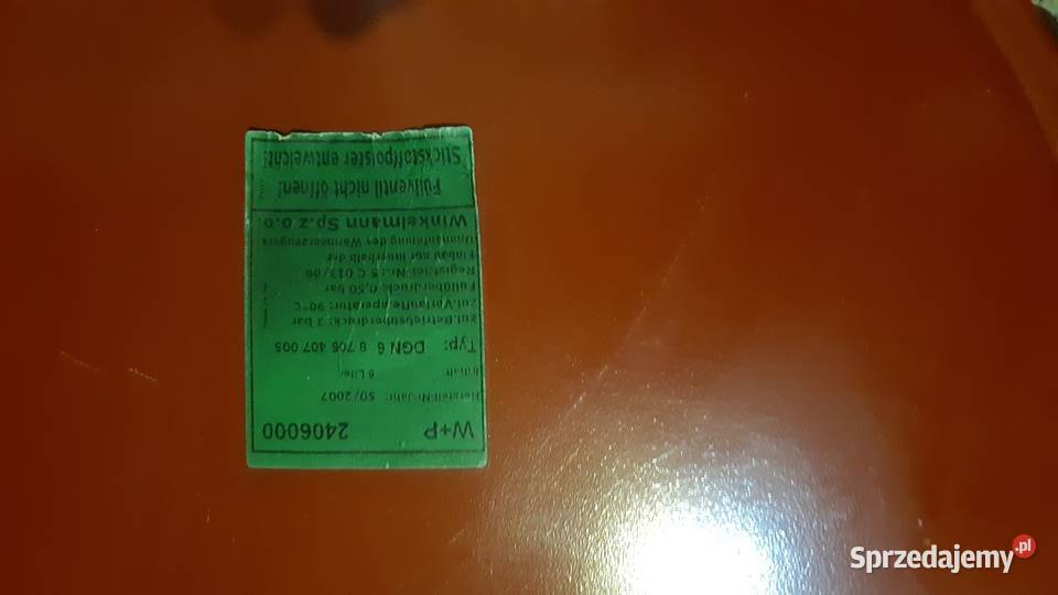 Zbiornik wyrównawczynaczynie przeponowe Junkers Tychy