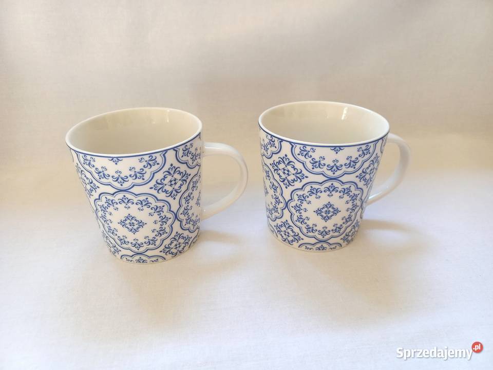 KUBEK latte 450 ml Porcelana wzór kpl2 NOWE Białystok