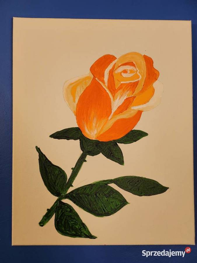 Róża obraz akrylowy 50x40 Warszawa sprzedam