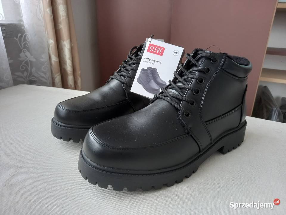 Buty NOWE czarne rozmiar 42 czarny Tomaszów Lubelski