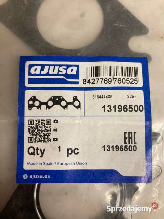 Uszczelka kolektor dolotowy Opel combo Kolektory ssące Klecza Dolna