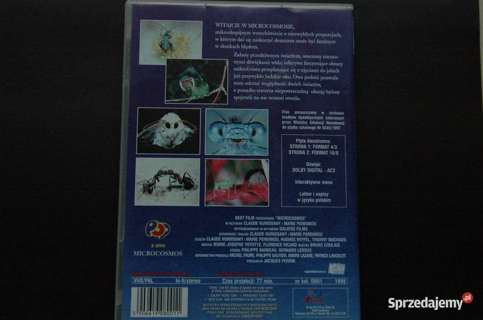 DVD Microcosmos planeta w cieniu planety Gdynia