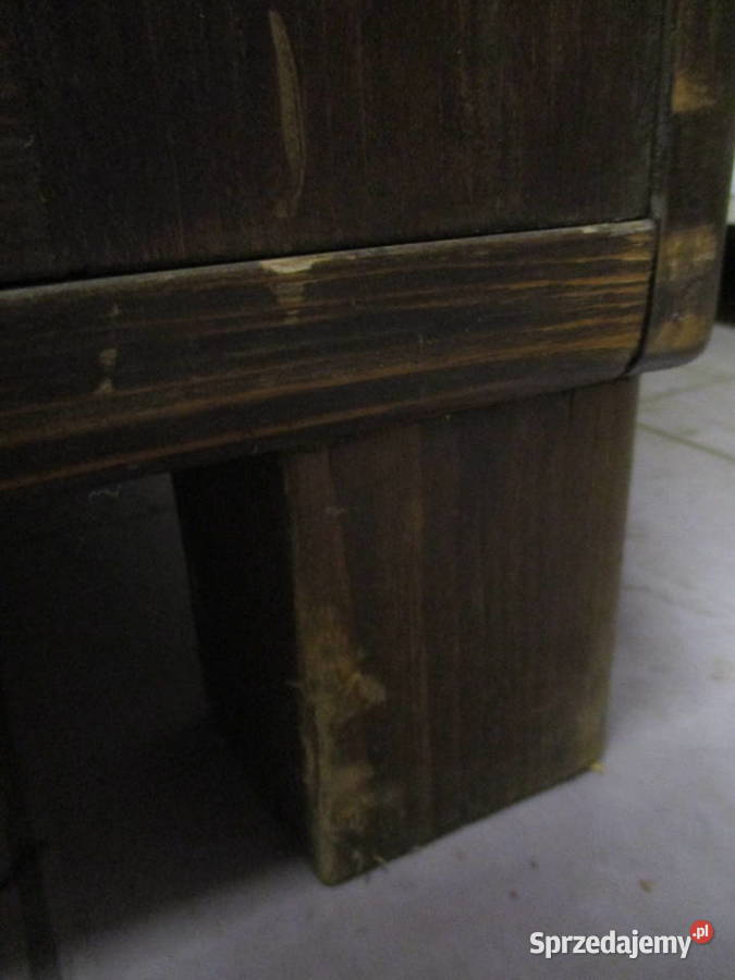Stara Drewniana Komoda Szafka Bufet Pomocnik