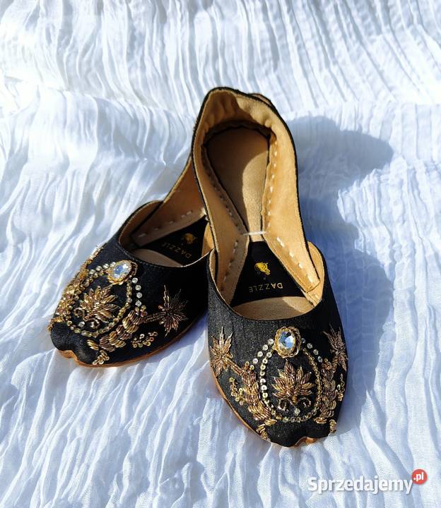 Czarne buty baleriny 38 39 balerinki khussa Szczecin sprzedam