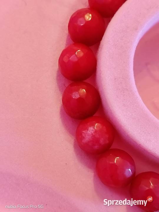 Bransoletka z kamienia Agat Obwód 16