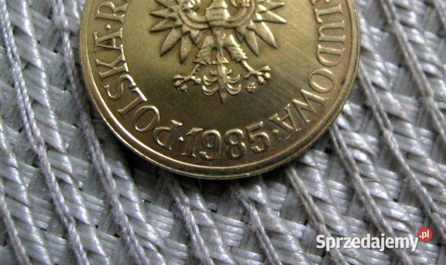 Polska 5 1985r Przesunięty stępel wielkopolskie