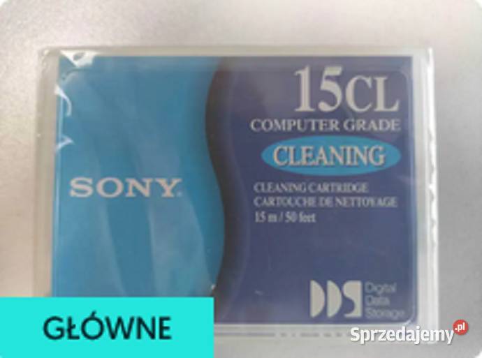 Taśma czyszcząca Sony DGD15CL CLEANING CARTRIDGE Szadek