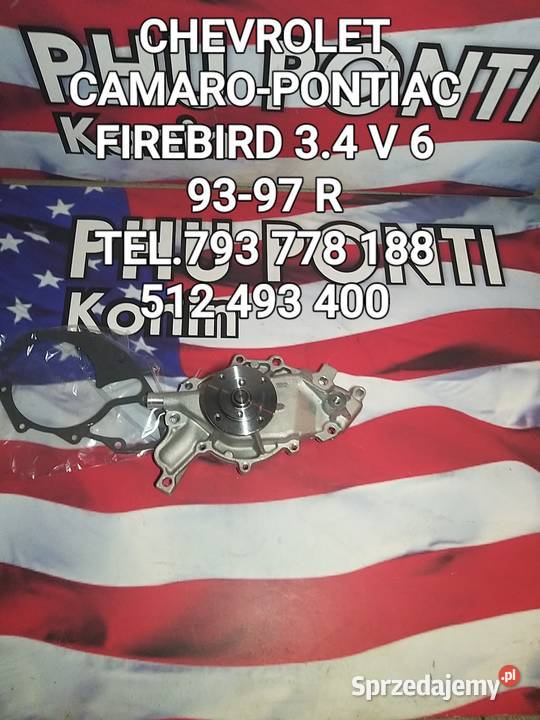 POMPA WODY PONTIAC FIREBIRDCHEVROLET CAMARO 34 V Kawnice