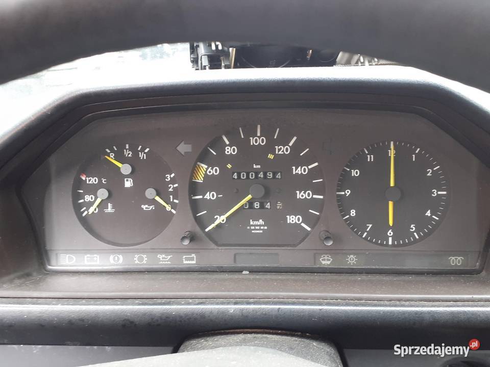 LICZNIK MERCEDES W124 200 D 1245401348 Liczniki i zegary