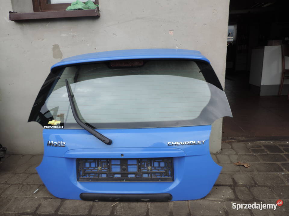 KLAPA BAGAŻNIKA TYŁ CHEVROLET MATIZ II 19U Nowy Sącz