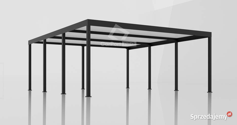 CarPort PREMIUM wiata samochodowa 6x55 antracyt Stary Sącz