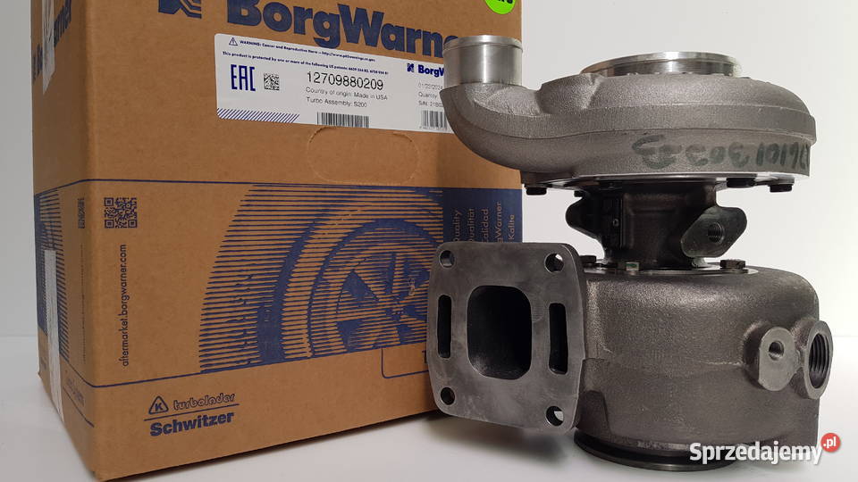 Nowa turbosprężarka BorgWarner KKK 12709880209 Pozostałe Siedlce