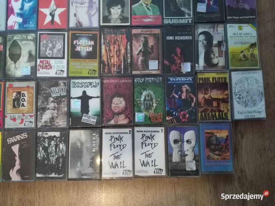 Kolekcja kaset ponad 100 różne rodzaje muzyki Włocławek sprzedam