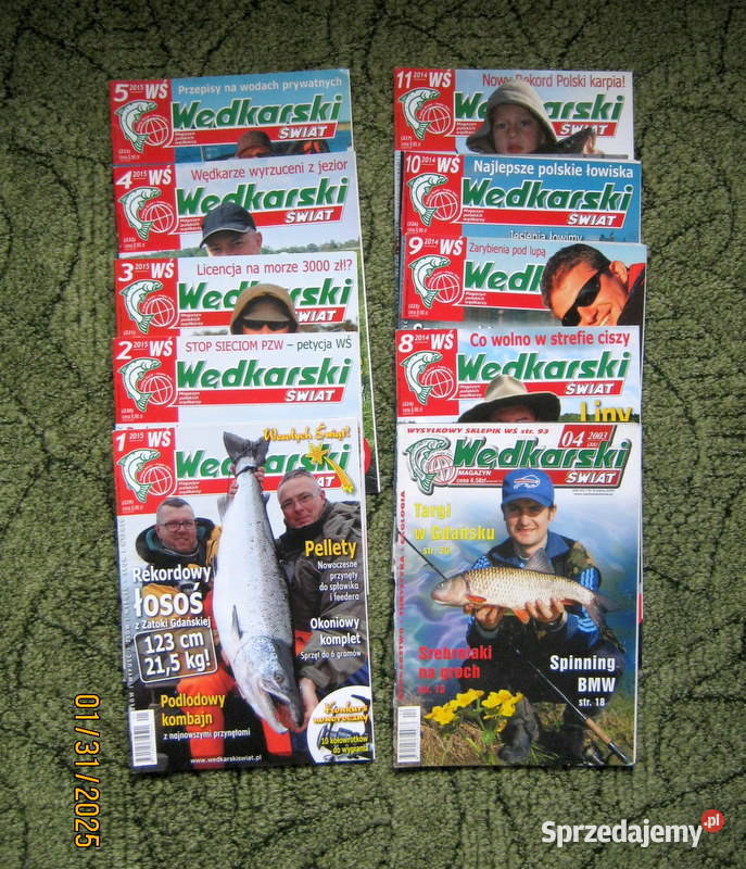 Wędkarski Świat 10 numerów