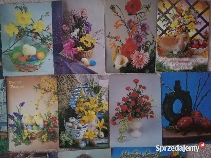 Kartki świąteczne kolekcjonerskie włoskie i wielkopolskie Wronki
