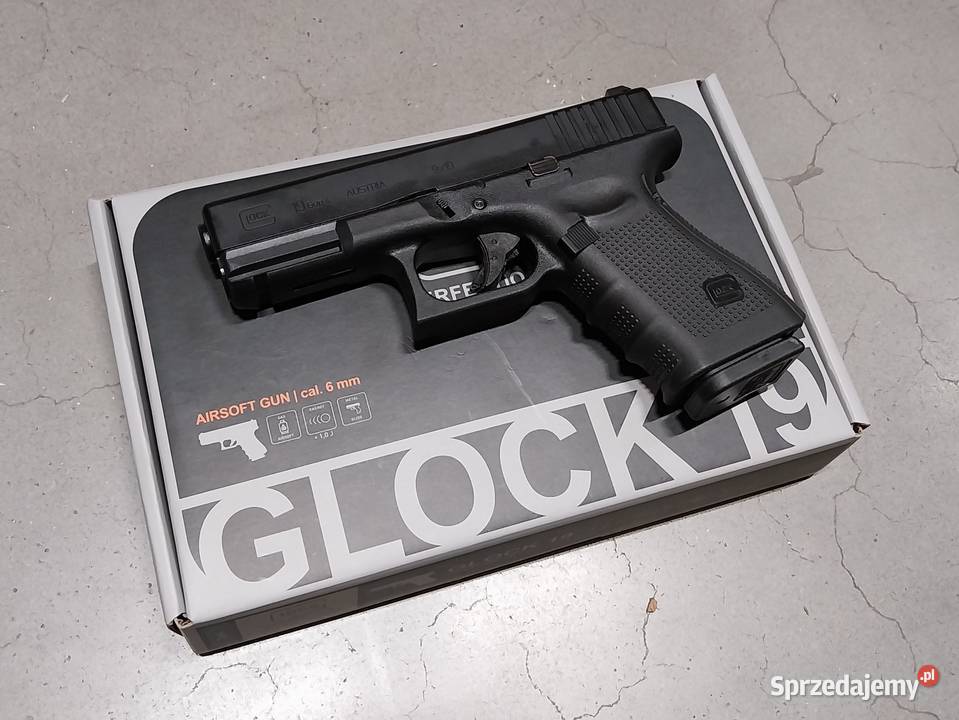 Replika pistolet ASG Glock 19 gen 4 6 mm 050071 Czeladź