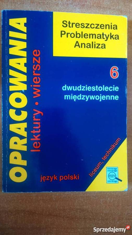 Zestaw Opracowania Lektury i wiersze Greg liceum Olsztyn