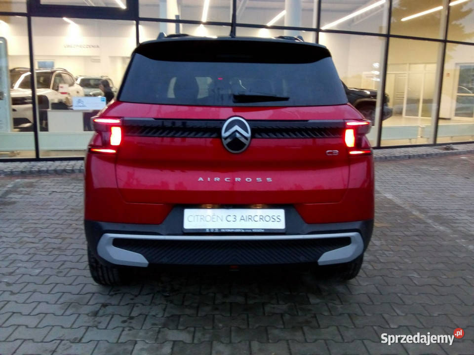 Citroen C3 Aircross PLUS HYBRID 145 Automat bluetooth Krasne