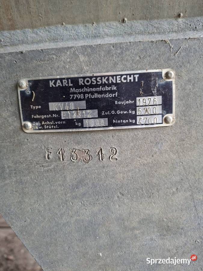 Beczkowóz Karl Rossknecht KV40 wóz asenizacyjny Augustów