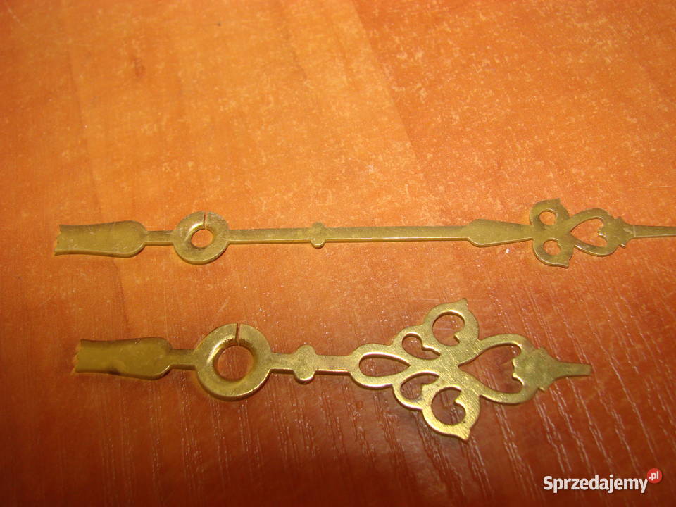 mosiężne wskazówki zegara Pruszcz Gdański