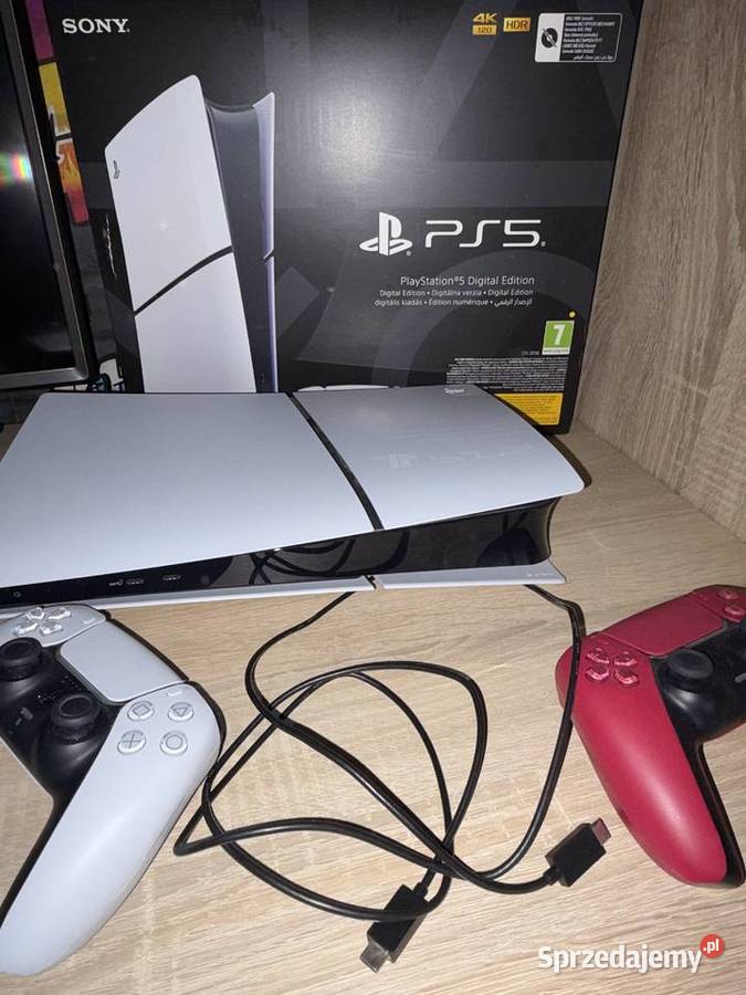 Sprzedam 5 Slim 1 T Dwa kontrolery Sony Playstation Kraków