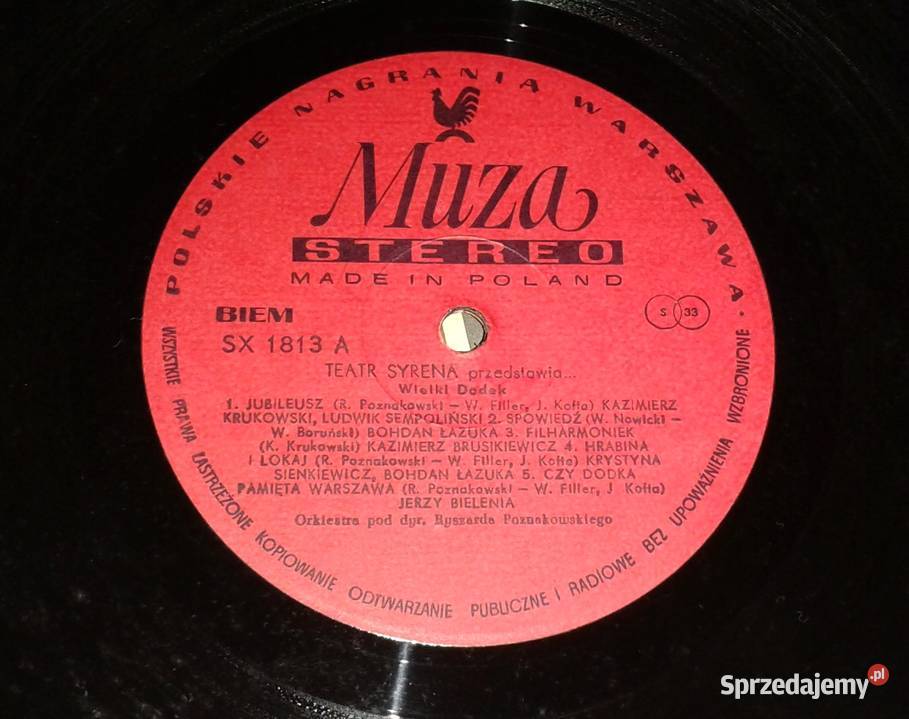 Wielki Dudek Teatr Syreny Płyta winylowa 1 płyta Chełm