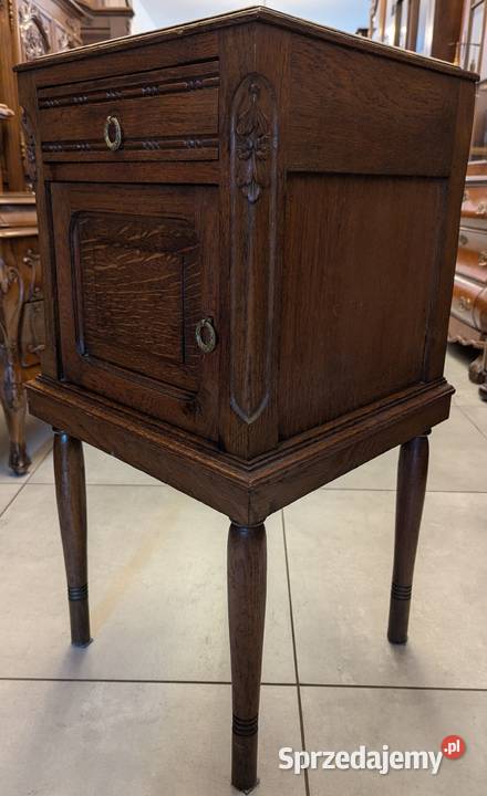 Piękna dębowa szafka secesyjnasklep Dąbrowa Dąbrowa Górnicza