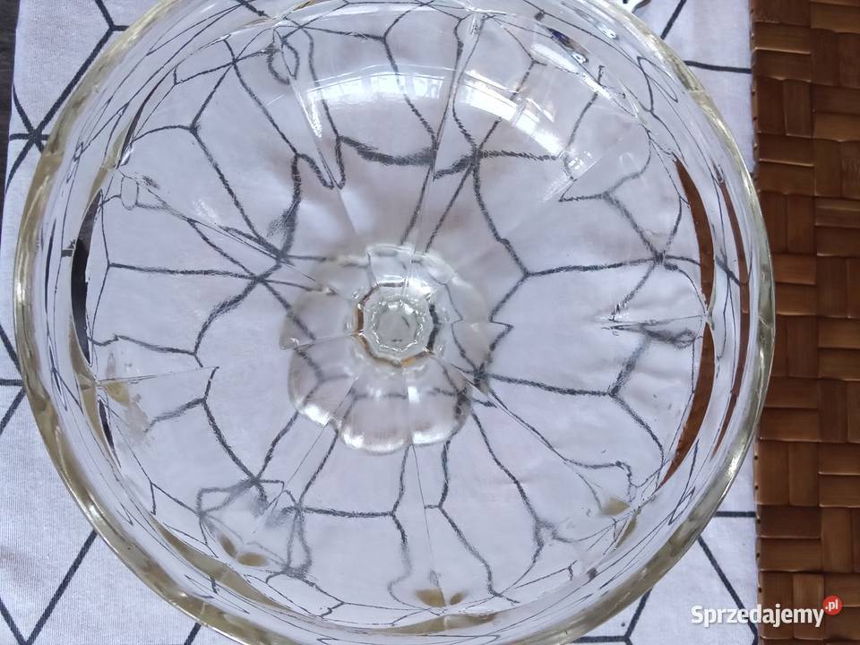 Prl patera bomboniera art deco szkło Łódź sprzedam